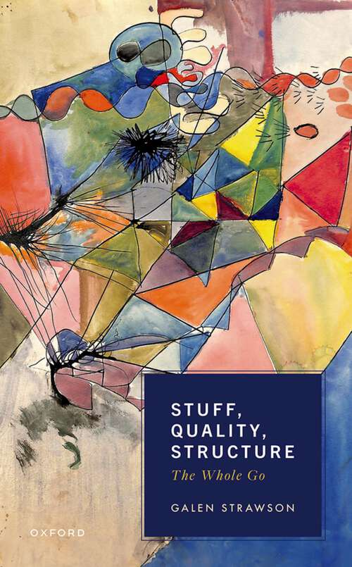 Book cover of Stuff, Quality, Structure: The Whole Go