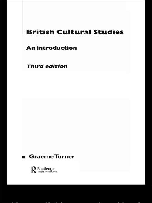 Book cover of British Cultural Studies (3)