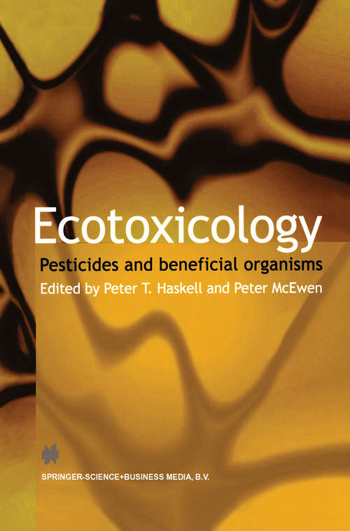 Book cover of Ecotoxicology: Pesticides and beneficial organisms (1998)