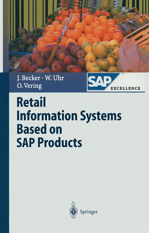 Book cover of Retail Information Systems Based on SAP Products (2001) (SAP Excellence)