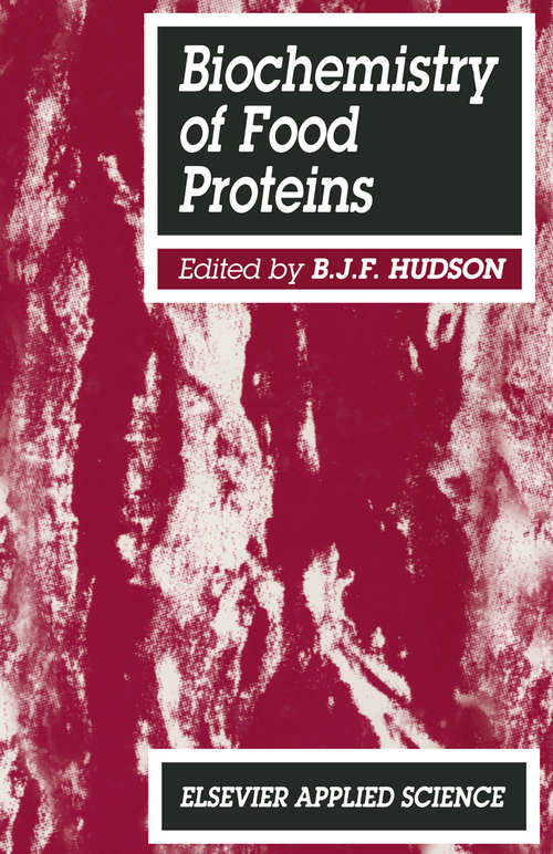 Book cover of Biochemistry of food proteins (1992)