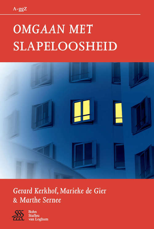 Book cover of Omgaan met slapeloosheid (2010) (Van A tot ggZ)