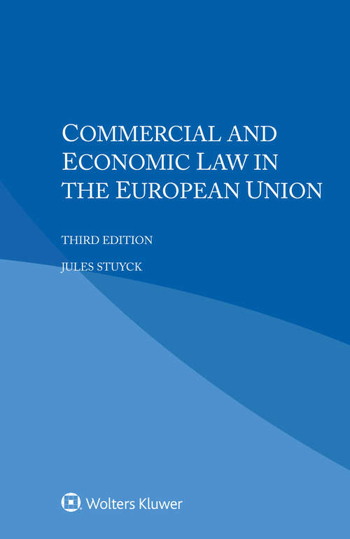 Book cover of Commercial and Economic Law in the European Union (3)