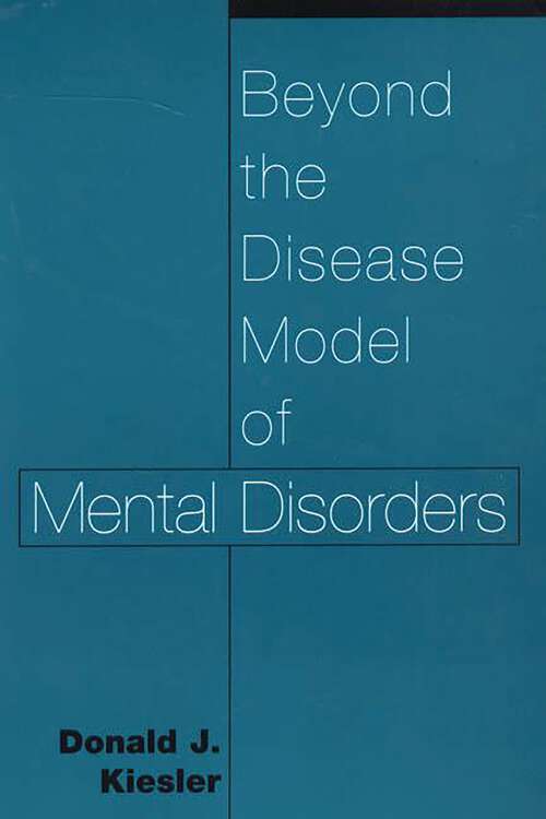 Book cover of Beyond the Disease Model of Mental Disorders (Non-ser.)