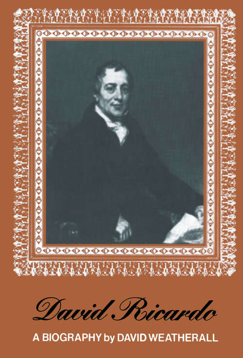 Book cover of David Ricardo: A Biography (1976)