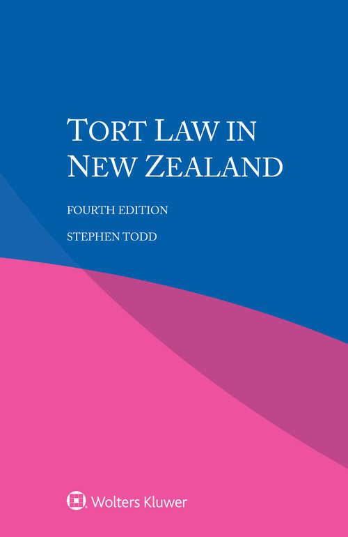 Book cover of Tort Law in New Zealand