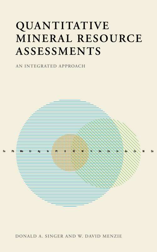Book cover of Quantitative Mineral Resource Assessments: An Integrated Approach