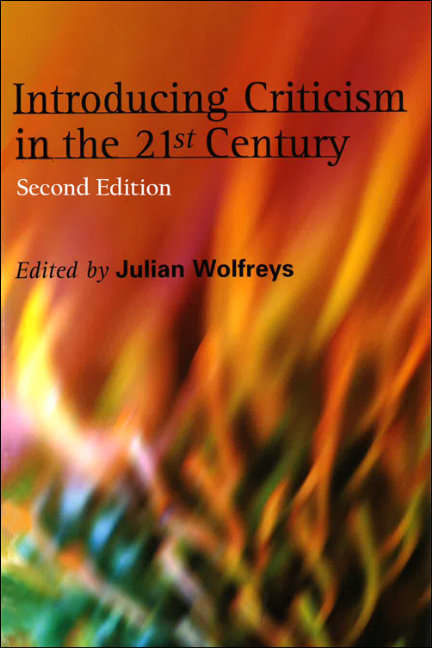 Book cover of Introducing Criticism in the 21st Century