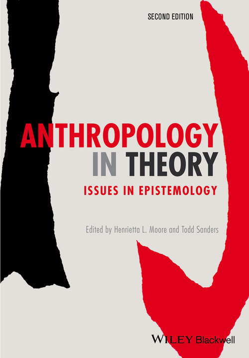 Book cover of Anthropology in Theory: Issues in Epistemology (2)