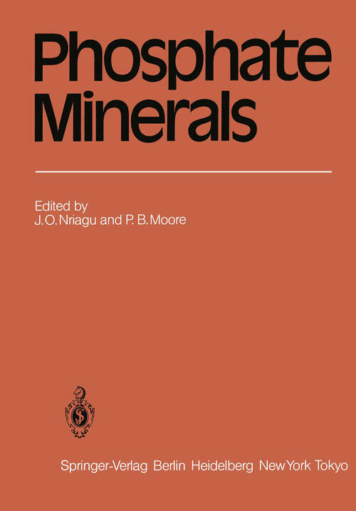 Book cover of Phosphate Minerals (1984)