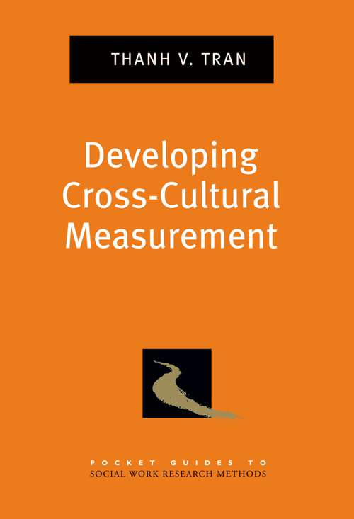 Book cover of Developing Cross-Cultural Measurement (Pocket Guide to Social Work Research Methods)
