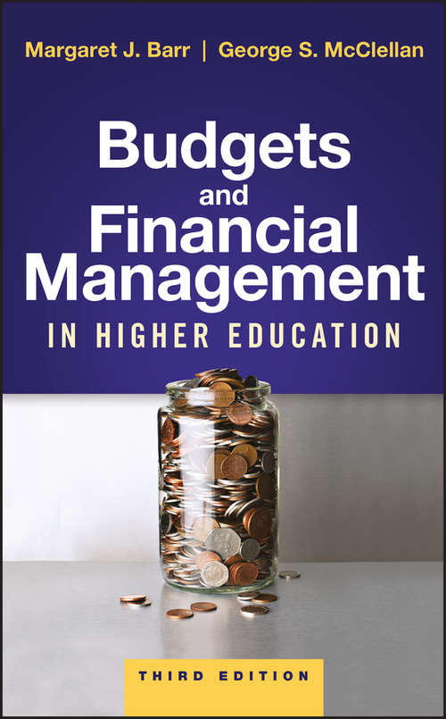 Book cover of Budgets and Financial Management in Higher Education (3)