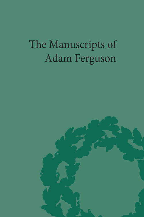 Book cover of The Manuscripts of Adam Ferguson