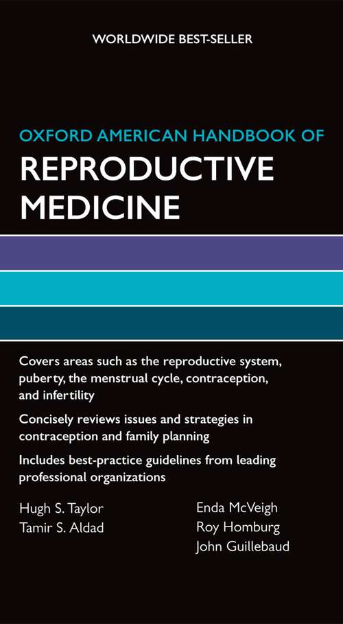 Book cover of Oxford American Handbook of Reproductive Medicine (Oxford American Handbooks of Medicine)