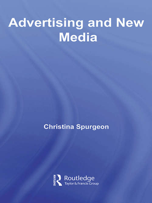 Book cover of Advertising and New Media