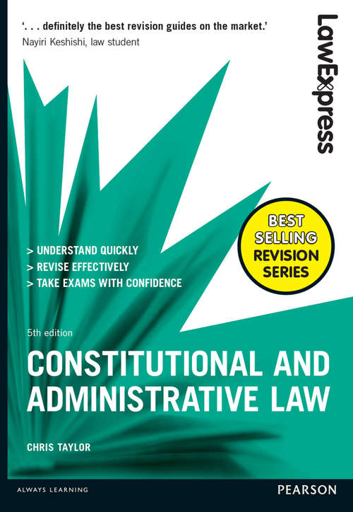 Book cover of Law Express: Constitutional and Administrative Law
