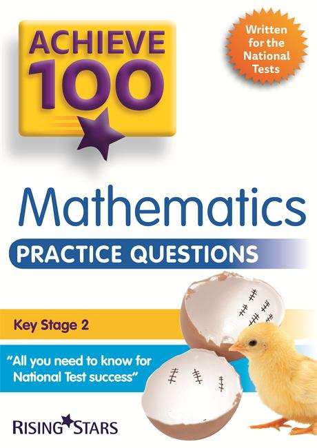 Book cover of Achieve 100 Maths Practice Questions (PDF)