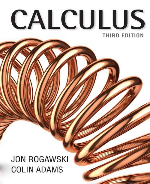 Book cover of Calculus: Early Transcendentals (3rd ed. 2015)