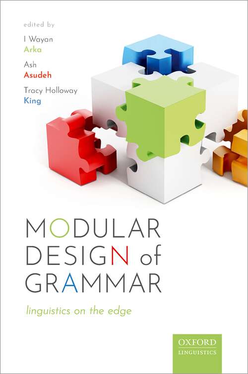 Book cover of Modular Design of Grammar