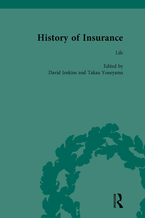 Book cover of The History of Insurance Vol 5