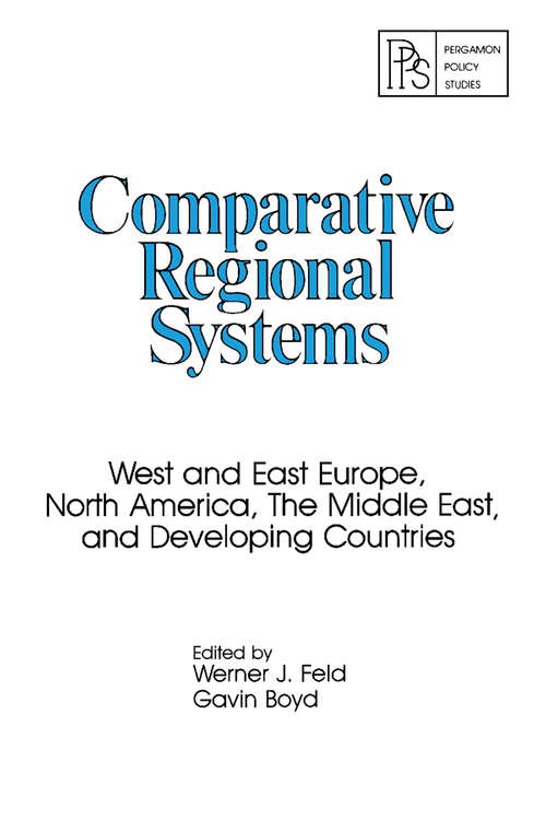 Book cover of Comparative Regional Systems: West and East Europe, North America, the Middle East, and Developing Countries