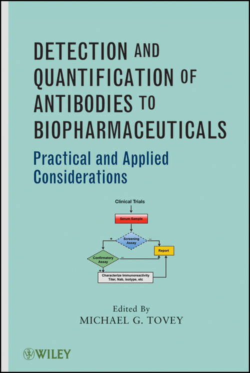 Book cover of Detection and Quantification of Antibodies to Biopharmaceuticals: Practical and Applied Considerations