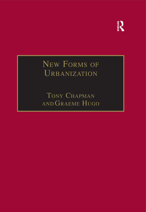 Book cover of New Forms of Urbanization: Beyond the Urban-Rural Dichotomy