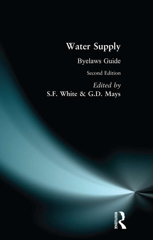 Book cover of Water Supply Byelaws Guide (2)