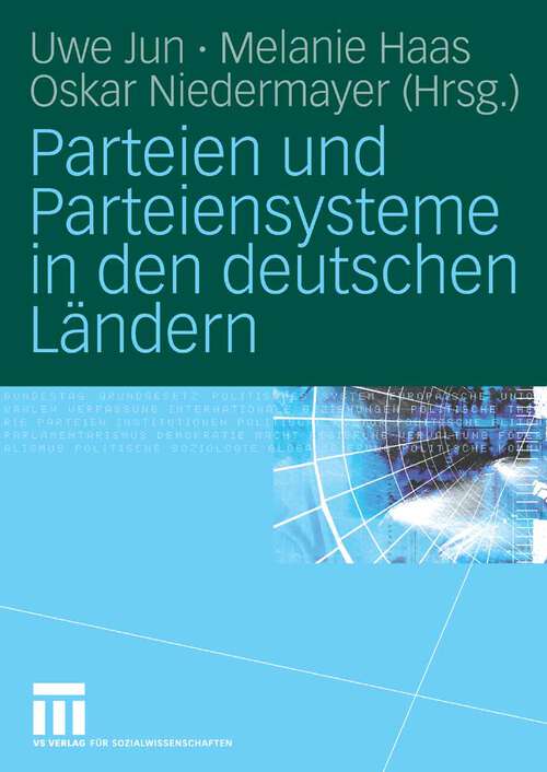 Book cover of Parteien und Parteiensysteme in den deutschen Ländern (2008)