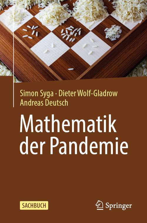 Book cover of Mathematik der Pandemie (1. Aufl. 2022)