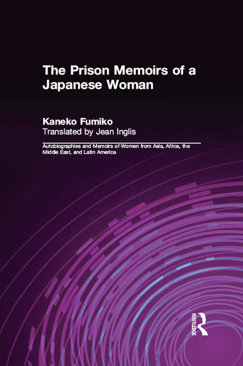 Book cover of The Prison Memoirs of a Japanese Woman