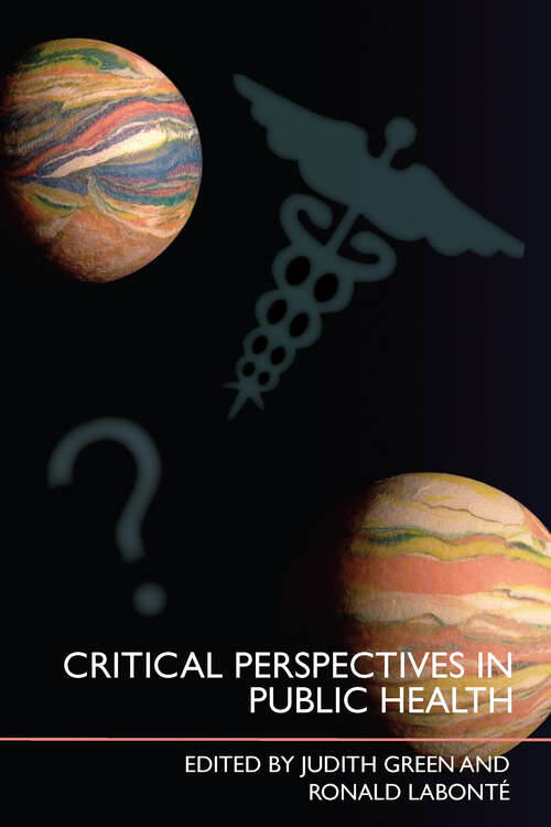 Book cover of Critical Perspectives in Public Health