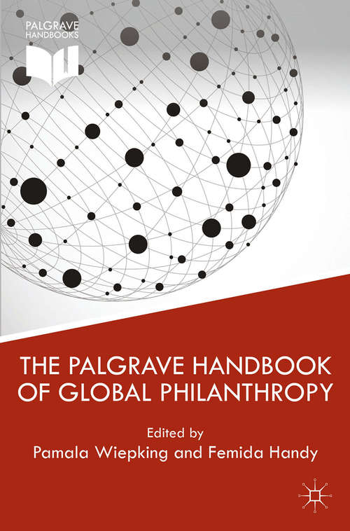 Book cover of The Palgrave Handbook of Global Philanthropy (2015)