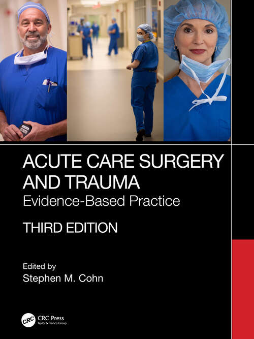 Book cover of Acute Care Surgery and Trauma: Evidence-Based Practice