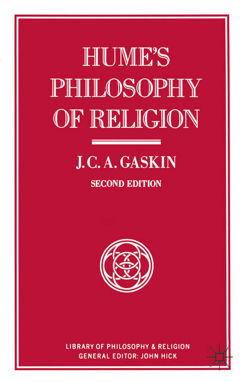 Book cover of Hume’s Philosophy of Religion (2nd ed. 1988) (Library of Philosophy and Religion)