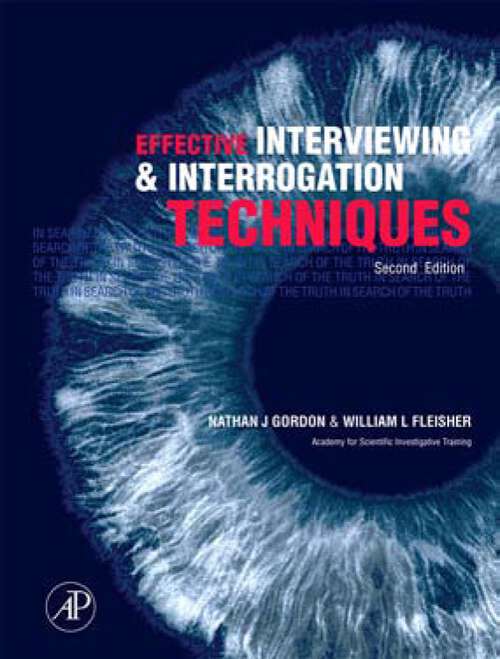 Book cover of Effective Interviewing and Interrogation Techniques (2)