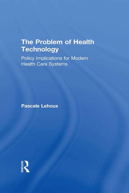 Book cover of The Problem of Health Technology