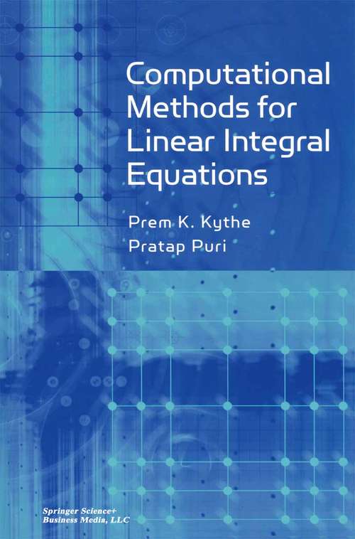 Book cover of Computational Methods for Linear Integral Equations (2002)