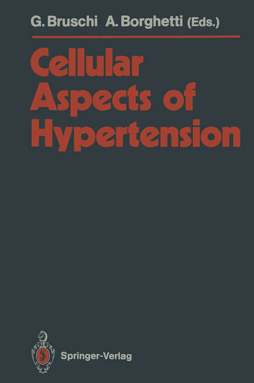 Book cover of Cellular Aspects of Hypertension (1991)