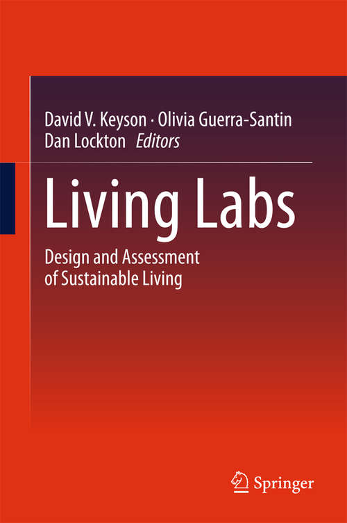 Book cover of Living Labs: Design and Assessment of Sustainable Living