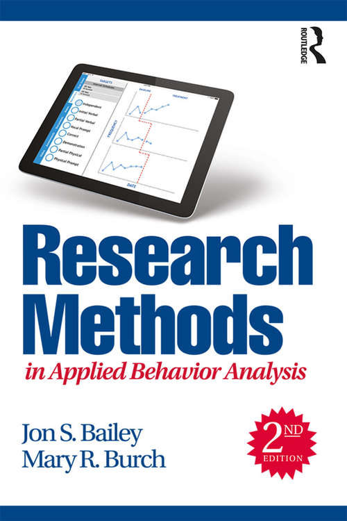 Book cover of Research Methods in Applied Behavior Analysis (2)