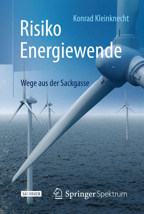 Book cover of Risiko Energiewende: Wege aus der Sackgasse (1. Aufl. 2015)