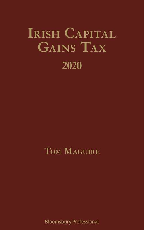 Book cover of Irish Capital Gains Tax 2020