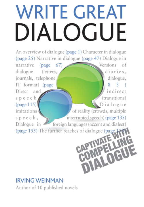 Book cover of Write Great Dialogue: Teach Yourself Ebook (Teach Yourself)