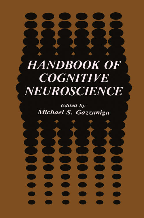 Book cover of Handbook of Cognitive Neuroscience (1984)