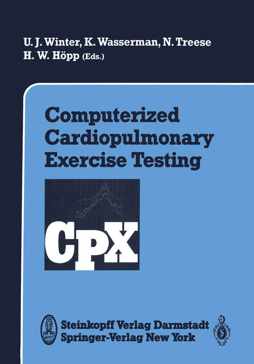 Book cover of Computerized Cardiopulmonary Exercise Testing (1991)