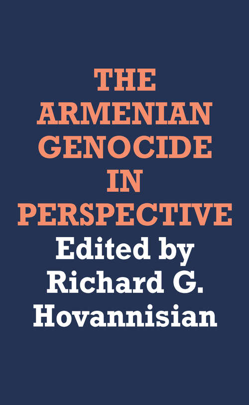 Book cover of The Armenian Genocide in Perspective