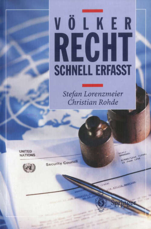 Book cover of Völkerrecht - Schnell erfasst (2003) (Recht - schnell erfasst)