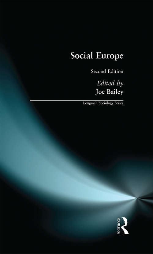 Book cover of Social Europe (2) (Longman Sociology Series)