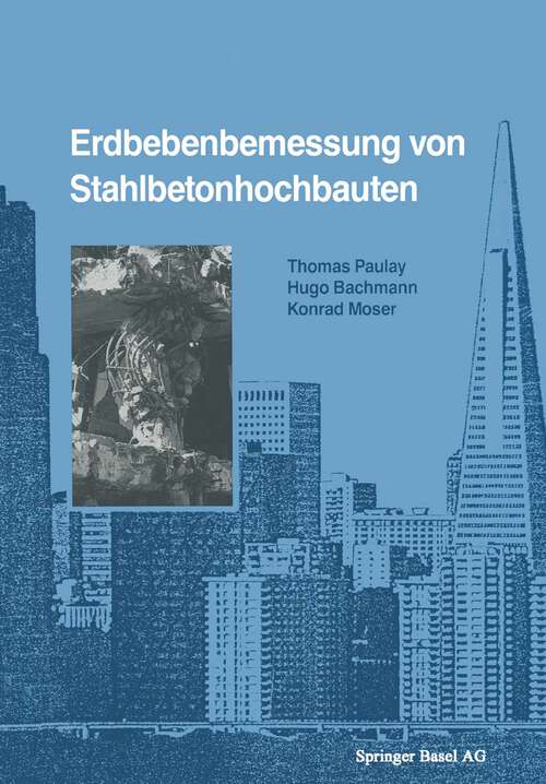Book cover of Erdbebenbemessung von Stahlbetonhochbauten (1990)